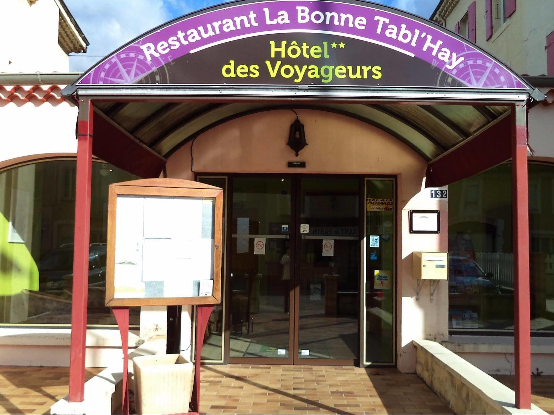 Logis Hotel Des Voyageurs Restaurant La Bonne Tabl'Hay Livron-sur-Drôme Eksteriør bilde